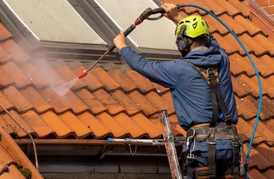 Démoussage et hydrofuge de toiture à Cézac